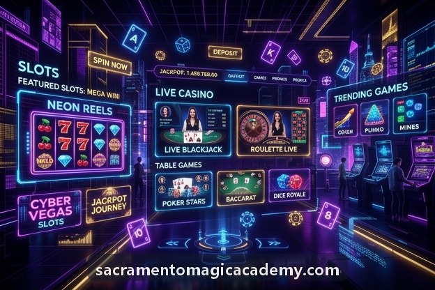 Sảnh Slot EDM Xanh Chín 2026 phòng Vũ Điệu Đêm Sài Gòn